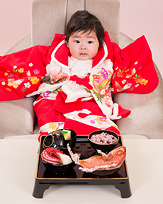 お食い初め 撮影